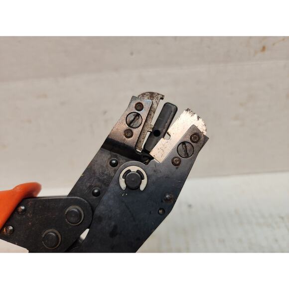 Rare hard to find Thomas & Betts Shure Stake ratchet Manual Crimp Tool - Picture 5 of 9